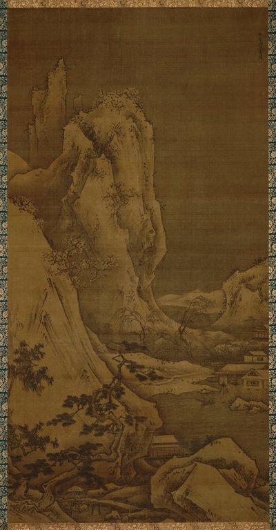 Landschaft der vier Jahreszeiten - Winter von Toyo Sesshu